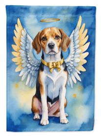 Beagle My Angel Garden Flag Mailbox Flag Decorative Yard Flag Banner Outside Patio Artwork Yard Flower Beds, Garden Size, Multicolor