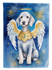 Bedlington Terrier My Angel Garden Flag Mailbox Flag Decorative Yard Flag Banner Outside Patio Artwork Yard Flower Beds, Garden Size, Multicolor
