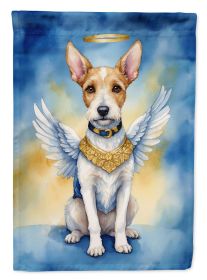 Fox Terrier My Angel Garden Flag Mailbox Flag Decorative Yard Flag Banner Outside Patio Artwork Yard Flower Beds, Garden Size, Multicolor