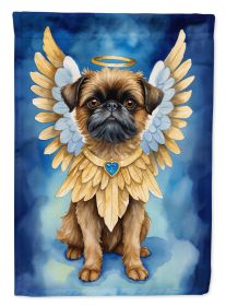 Brussels Griffon My Angel Garden Flag Mailbox Flag Decorative Yard Flag Banner Outside Patio Artwork Yard Flower Beds, Garden Size, Multicolor