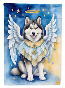Alaskan Malamute My Angel Garden Flag Mailbox Flag Decorative Yard Flag Banner Outside Patio Artwork Yard Flower Beds, Garden Size, Multicolor