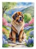 Tibetan Mastiff Spring Path Garden Flag Mailbox Flag Decorative Yard Flag Banner Outside Patio Artwork Yard Flower Beds, Garden Size, Multicolor