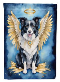 Border Collie My Angel Garden Flag Mailbox Flag Decorative Yard Flag Banner Outside Patio Artwork Yard Flower Beds, Garden Size, Multicolor
