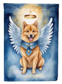 Finnish Spitz My Angel Garden Flag Mailbox Flag Decorative Yard Flag Banner Outside Patio Artwork Yard Flower Beds, Garden Size, Multicolor