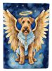 Airedale Terrier My Angel Garden Flag Mailbox Flag Decorative Yard Flag Banner Outside Patio Artwork Yard Flower Beds, Garden Size, Multicolor