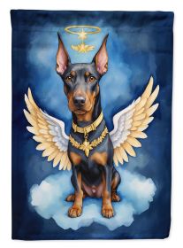 Doberman Pinscher My Angel Garden Flag Mailbox Flag Decorative Yard Flag Banner Outside Patio Artwork Yard Flower Beds, Garden Size, Multicolor