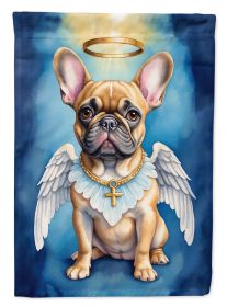 French Bulldog My Angel Garden Flag Mailbox Flag Decorative Yard Flag Banner Outside Patio Artwork Yard Flower Beds, Garden Size, Multicolor