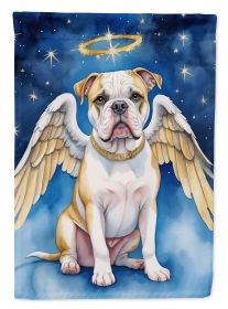 American Bulldog My Angel Garden Flag Mailbox Flag Decorative Yard Flag Banner Outside Patio Artwork Yard Flower Beds, Garden Size, Multicolor