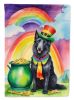 Belgian Sheepdog St Patrick's Day Garden Flag Mailbox Flag Decorative Yard Flag Banner Outside Patio Artwork Yard Flower Beds, Garden Size, Multicolor