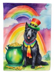 Belgian Sheepdog St Patrick's Day Garden Flag Mailbox Flag Decorative Yard Flag Banner Outside Patio Artwork Yard Flower Beds, Garden Size, Multicolor