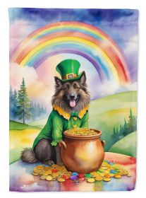 Belgian Tervuren St Patrick's Day Garden Flag Mailbox Flag Decorative Yard Flag Banner Outside Patio Artwork Yard Flower Beds, Garden Size, Multicolor