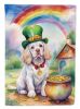 Clumber Spaniel St Patrick's Day Garden Flag Mailbox Flag Decorative Yard Flag Banner Outside Patio Artwork Yard Flower Beds, Garden Size, Multicolor