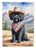 Puli Cowboy Welcome Garden Flag Mailbox Flag Decorative Yard Flag Banner Outside Patio Artwork Yard Flower Beds, Garden Size, Multicolor