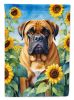 Bullmastiff in Sunflowers Garden Flag Mailbox Flag Decorative Yard Flag Banner Outside Patio Artwork Yard Flower Beds, Garden Size, Multicolor