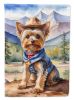 Yorkshire Terrier Yorkie Cowboy Welcome Garden Flag Mailbox Flag Decorative Yard Flag Banner Outside Patio Artwork Yard Flower Beds, Garden Size