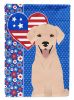 Yellow Labrador Retriever USA American Garden Flag Mailbox Flag Decorative Yard Flag Banner Outside Patio Artwork Yard Flower Beds, Garden Size
