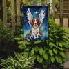 Brittany Spaniel My Angel Garden Flag Mailbox Flag Decorative Yard Flag Banner Outside Patio Artwork Yard Flower Beds, Garden Size, Multicolor