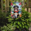 Greater Swiss Mountain Dog Luau Garden Flag Mailbox Flag Decorative Yard Flag Banner Outside Patio Artwork Yard Flower Beds, Garden Size, Multicolor