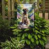 Mastiff Spring Path Garden Flag Mailbox Flag Decorative Yard Flag Banner Outside Patio Artwork Yard Flower Beds, Garden Size, Multicolor