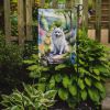 American Eskimo Spring Garden Garden Flag Mailbox Flag Decorative Yard Flag Banner Outside Patio Artwork Yard Flower Beds, Garden Size, Multicolor