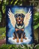 Rottweiler My Angel Garden Flag Mailbox Flag Decorative Yard Flag Banner Outside Patio Artwork Yard Flower Beds, Garden Size, Multicolor