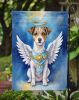 Jack Russell Terrier My Angel Garden Flag Mailbox Flag Decorative Yard Flag Banner Outside Patio Artwork Yard Flower Beds, Garden Size, Multicolor