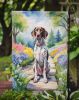 German Shorthaired Pointer Spring Path Garden Flag Mailbox Flag Decorative Yard Flag Banner Outside Patio Artwork Yard Flower Beds, Garden Size