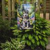 Alaskan Malamute Spring Garden Garden Flag Mailbox Flag Decorative Yard Flag Banner Outside Patio Artwork Yard Flower Beds, Garden Size, Multicolor