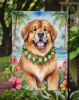 Tibetan Mastiff Luau Garden Flag Mailbox Flag Decorative Yard Flag Banner Outside Patio Artwork Yard Flower Beds, Garden Size, Multicolor