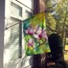 Mississippi Magnolia in Watercolor House Flag Large Porch Sleeve Pole Decorative Outside Yard Banner Artwork Wall Hanging, Polyester, House Size