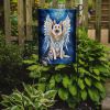 White German Shepherd My Angel Garden Flag Mailbox Flag Decorative Yard Flag Banner Outside Patio Artwork Yard Flower Beds, Garden Size, Multicolor