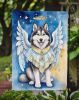 Alaskan Malamute My Angel Garden Flag Mailbox Flag Decorative Yard Flag Banner Outside Patio Artwork Yard Flower Beds, Garden Size, Multicolor