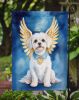Maltese My Angel Garden Flag Mailbox Flag Decorative Yard Flag Banner Outside Patio Artwork Yard Flower Beds, Garden Size, Multicolor