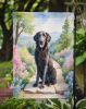 Curly-Coated Retriever Spring Path Garden Flag Mailbox Flag Decorative Yard Flag Banner Outside Patio Artwork Yard Flower Beds, Garden Size