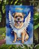 Border Terrier My Angel Garden Flag Mailbox Flag Decorative Yard Flag Banner Outside Patio Artwork Yard Flower Beds, Garden Size, Multicolor