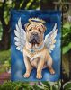 Shar Pei My Angel Garden Flag Mailbox Flag Decorative Yard Flag Banner Outside Patio Artwork Yard Flower Beds, Garden Size, Multicolor