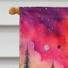 Amaranths in Color House Flag Large Porch Sleeve Pole Decorative Outside Yard Banner Artwork Wall Hanging, Polyester, House Size, Multicolor