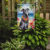 Scottish Deerhound Luau Garden Flag Mailbox Flag Decorative Yard Flag Banner Outside Patio Artwork Yard Flower Beds, Garden Size, Multicolor