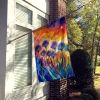 Agapanthus in Color House Flag Large Porch Sleeve Pole Decorative Outside Yard Banner Artwork Wall Hanging, Polyester, House Size, Multicolor