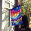 Periwinkles in Color House Flag Large Porch Sleeve Pole Decorative Outside Yard Banner Artwork Wall Hanging, Polyester, House Size, Multicolor
