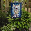 Bull Terrier My Angel Garden Flag Mailbox Flag Decorative Yard Flag Banner Outside Patio Artwork Yard Flower Beds, Garden Size, Multicolor