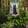Belgian Sheepdog Spring Path Garden Flag Mailbox Flag Decorative Yard Flag Banner Outside Patio Artwork Yard Flower Beds, Garden Size, Multicolor