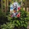 Skye Terrier Luau Garden Flag Mailbox Flag Decorative Yard Flag Banner Outside Patio Artwork Yard Flower Beds, Garden Size, Multicolor
