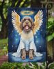 Wirehaired Pointing Griffon My Angel Garden Flag Mailbox Flag Decorative Yard Flag Banner Outside Patio Artwork Yard Flower Beds, Garden Size