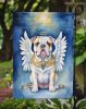 English Bulldog My Angel Garden Flag Mailbox Flag Decorative Yard Flag Banner Outside Patio Artwork Yard Flower Beds, Garden Size, Multicolor