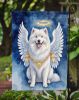 Samoyed My Angel Garden Flag Mailbox Flag Decorative Yard Flag Banner Outside Patio Artwork Yard Flower Beds, Garden Size, Multicolor