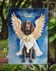 American Water Spaniel My Angel Garden Flag Mailbox Flag Decorative Yard Flag Banner Outside Patio Artwork Yard Flower Beds, Garden Size, Multicolor