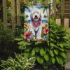 Komondor Luau Garden Flag Mailbox Flag Decorative Yard Flag Banner Outside Patio Artwork Yard Flower Beds, Garden Size, Multicolor
