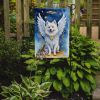 American Eskimo My Angel Garden Flag Mailbox Flag Decorative Yard Flag Banner Outside Patio Artwork Yard Flower Beds, Garden Size, Multicolor