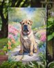 Shar Pei Spring Path Garden Flag Mailbox Flag Decorative Yard Flag Banner Outside Patio Artwork Yard Flower Beds, Garden Size, Multicolor